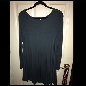 Dark turquoise day dress